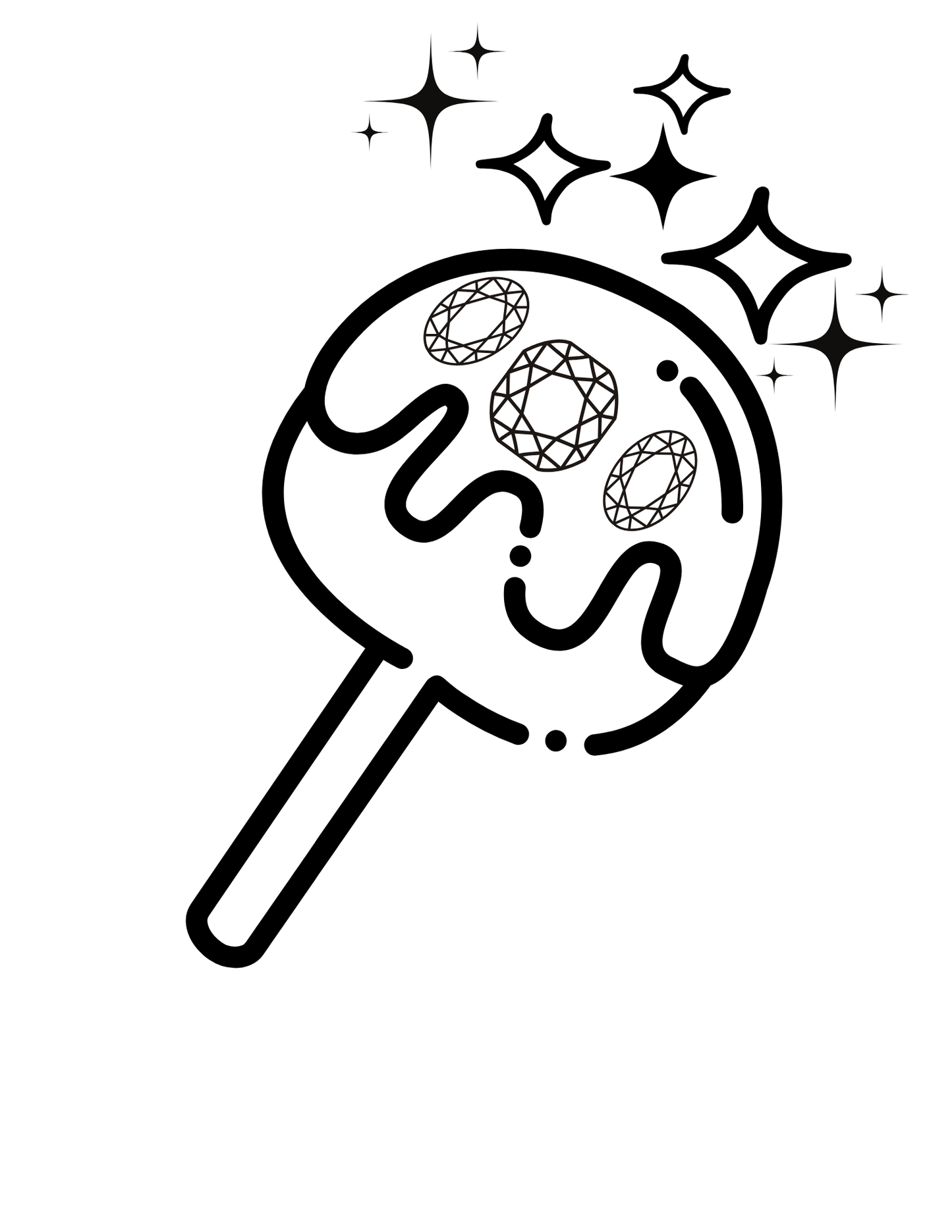 The Sweetest Gem Coloring Book