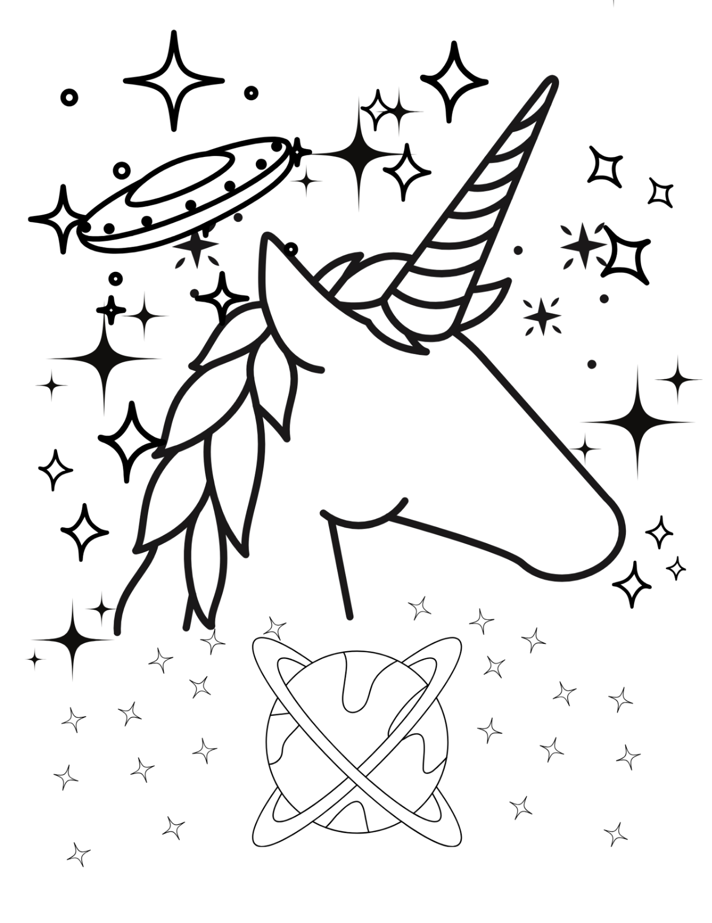 Emi Rae Space Coloring Book