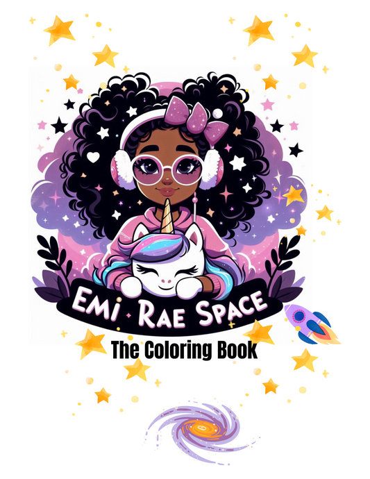 Emi Rae Space Coloring Book DIGITAL COPY