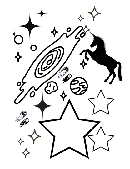 Emi Rae Space Coloring Book DIGITAL COPY