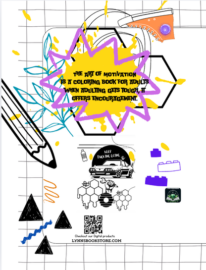 The Art of Motivation!: Adult Coloring Book-DIGITAL COPY